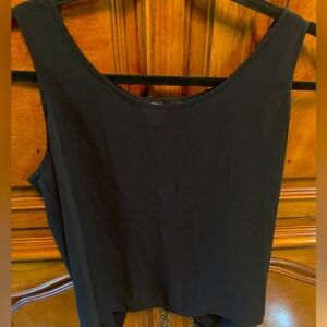 Express Women's Black Sleeveless Top
